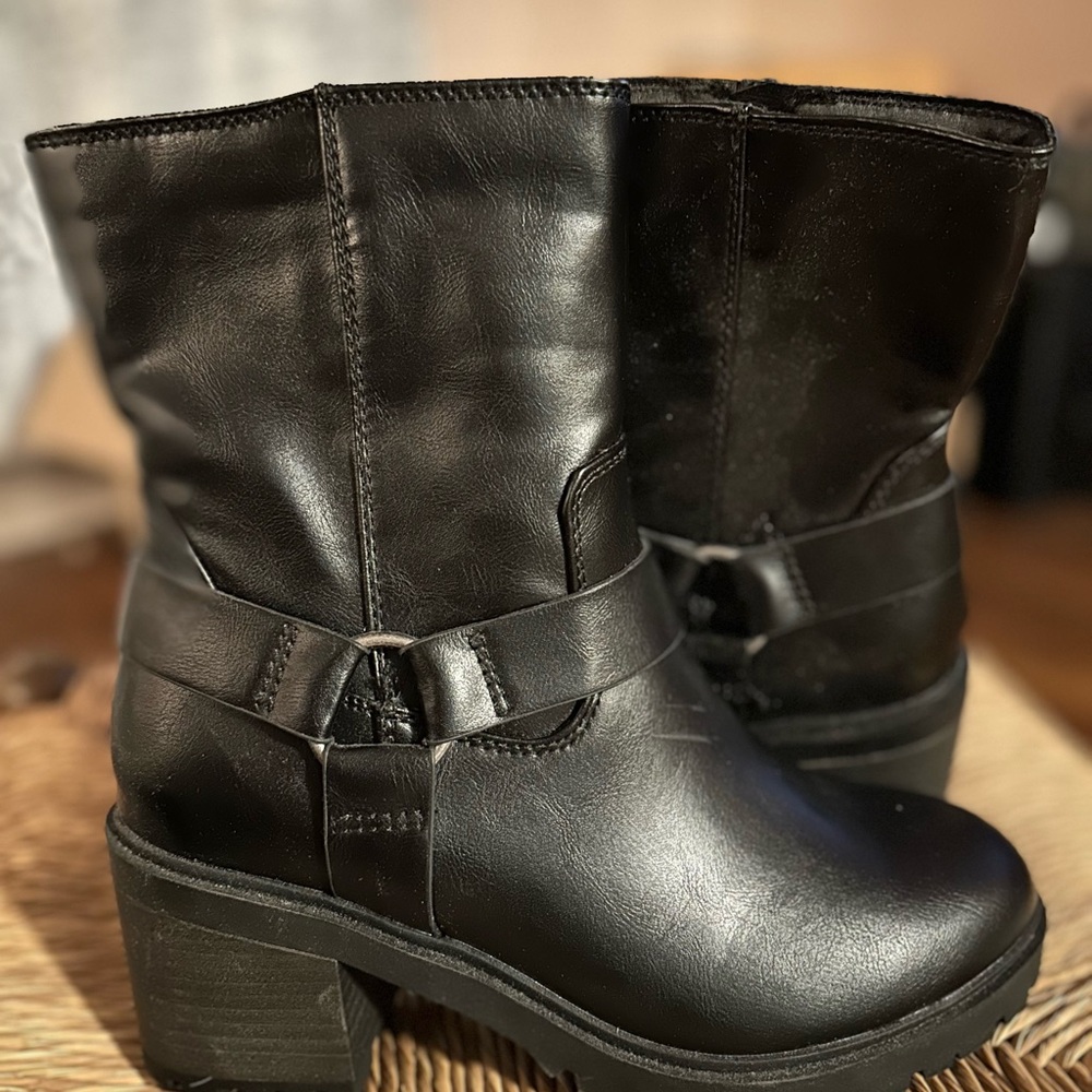 Target Black Heeled Boots